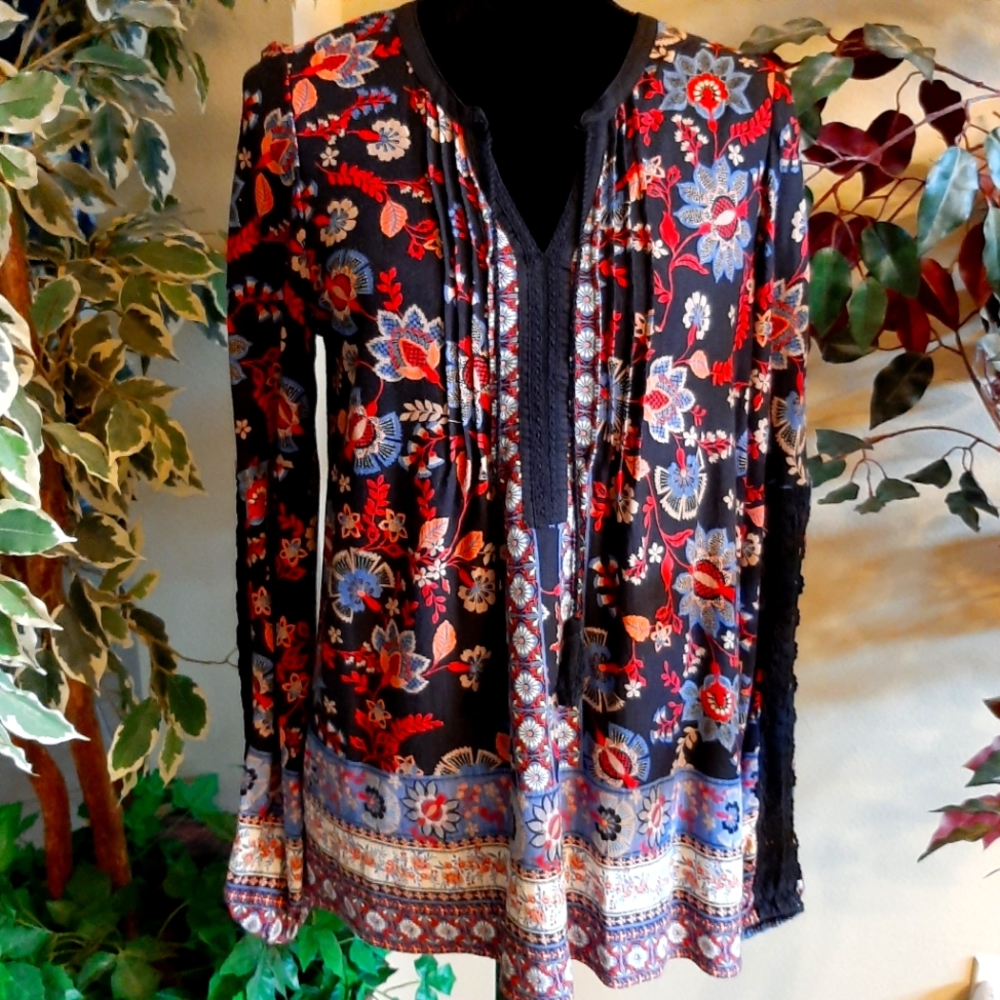 Vintage X America Ladies Peasant Blouse Top, Size: Small